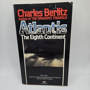 Atlantis The Eighth Continent Charles Berlitz 1985 Fawcett Ancient History -VG